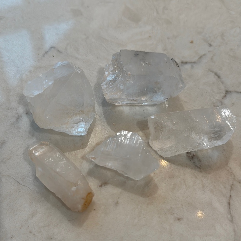 Natural Clear Quartz Crystals